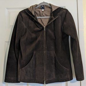 Vintage 90s Gap Suede Hoodie